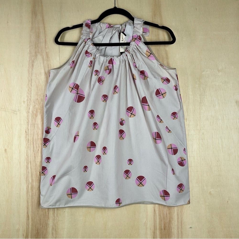 Marni Back BowTie Sleeveless Pockets Open Back Cutout Size 44 ~ XL US